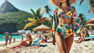 biquini estampas tropicais