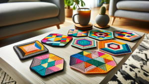 Porta-Copos Geométricos